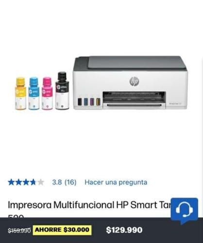 Impresora HP Smart Tank 520