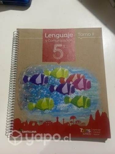 Libro lenguaje 5to básico santi allana todos junto