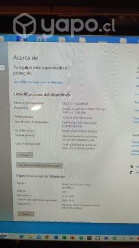 PC All in One HP 27, Touch, completo operativo