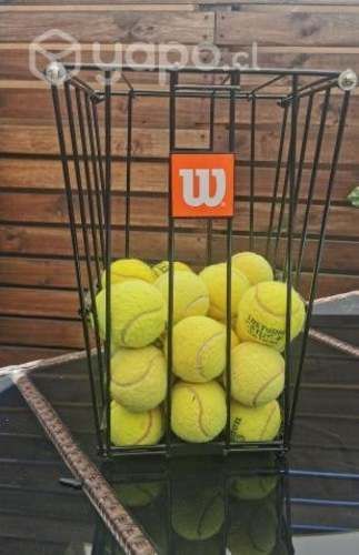 Canasto pelotas de tenis