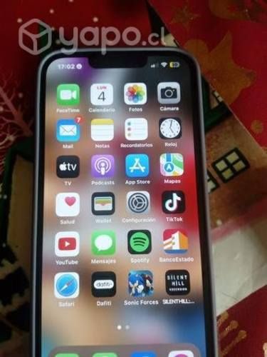 IPhone 13 color azul medianoche de 128gb internos