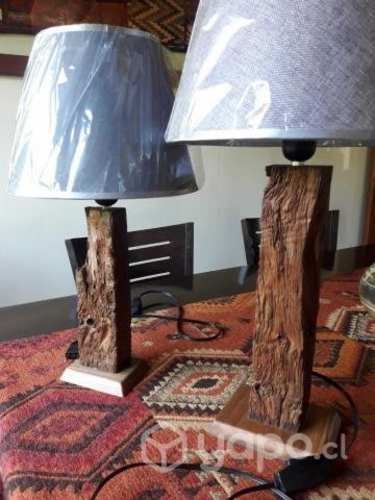 Lampara Velador rustica