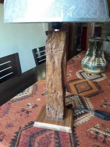 Lampara Velador rustica