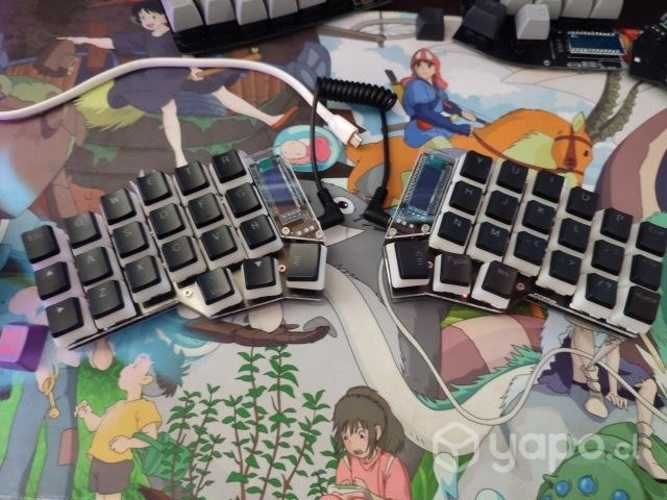 Teclado Mecanico Dividido Corne Mx Hotswap Full