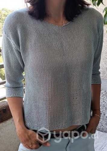 Polera hilo manga 3/4