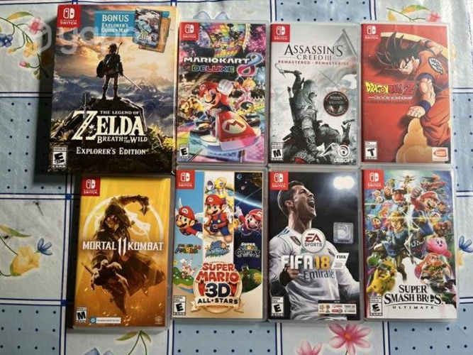 Nintendo switch usada