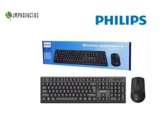 Teclado + Mouse Inalámbrico Phillips Con Ñ