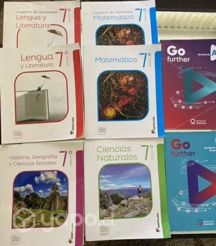 Libros Texto Escolar Santillana 7mo básico