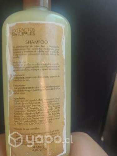 Shampoo jalea real y manzanilla y jojoba