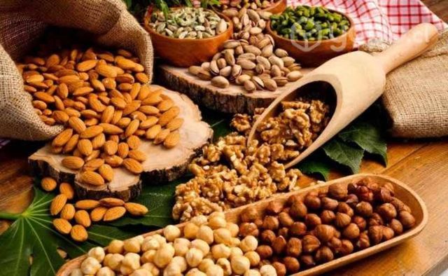 Frutos secos, deshidratados, semillas, harinas