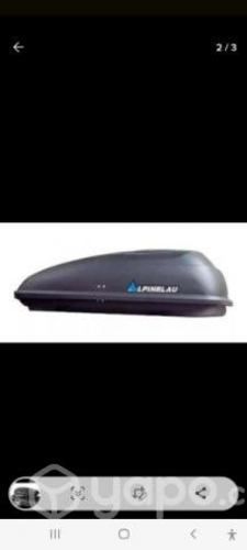 Portaequipajes 450 litros, con las barras