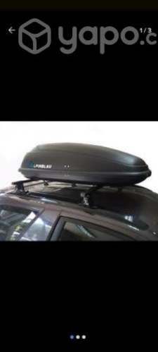 Portaequipajes 450 litros, con las barras