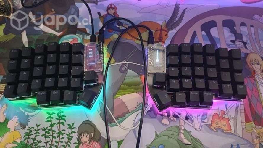Teclado Mecánico Dividido Lily58 Pro Mx Hotswap