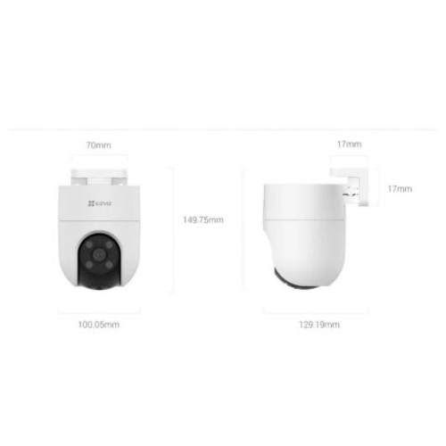 Cámara wifi 360° ezviz h8c fullhd