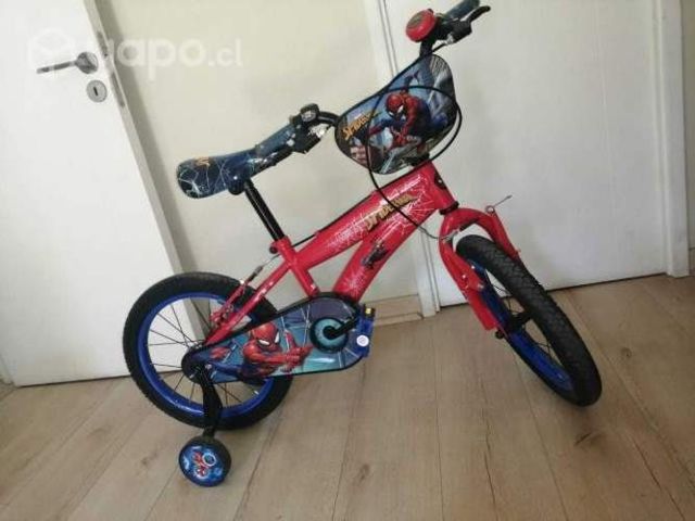 Bicicleta LAHSEN spiderman Aro 16 niño