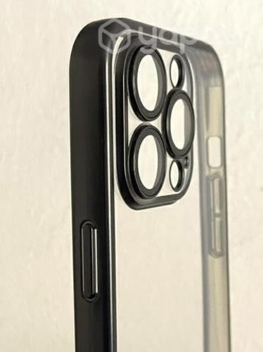 Carcasa para IPhone 15 Pro con protector de cámara