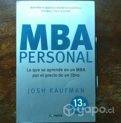 Libro MBA personal