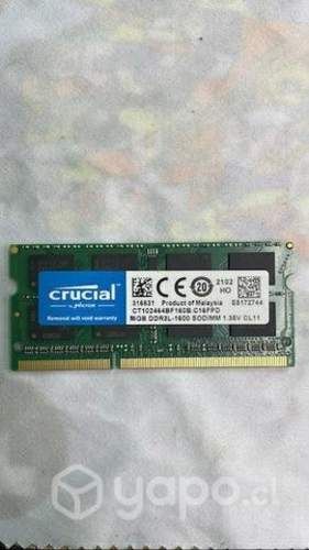 RAM para notebook