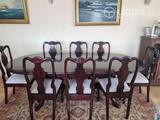 Juego de comedor de 8 puestos