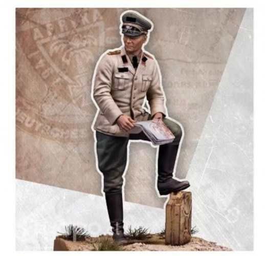 Figura Armable De Rommel, Segunda Guerra Mundial,