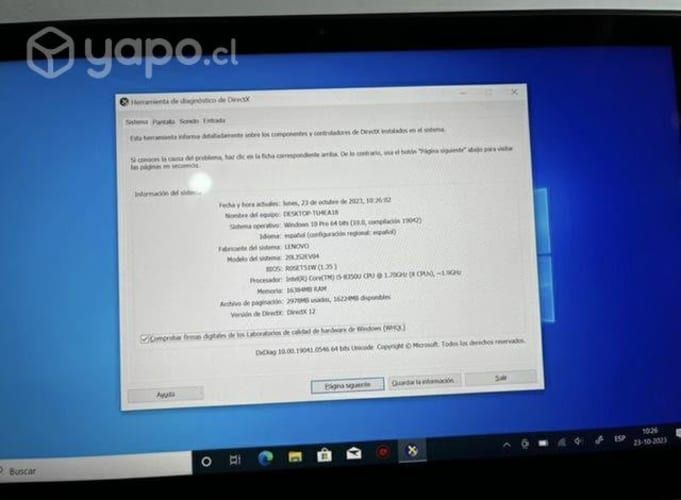 Thinkpad x380 yoga i5 8350u 16gb ram 500gb ssd m.2