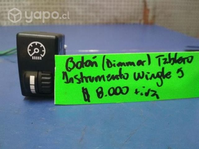 Boton (dimmer) tablero instrumento wingle5 2017
