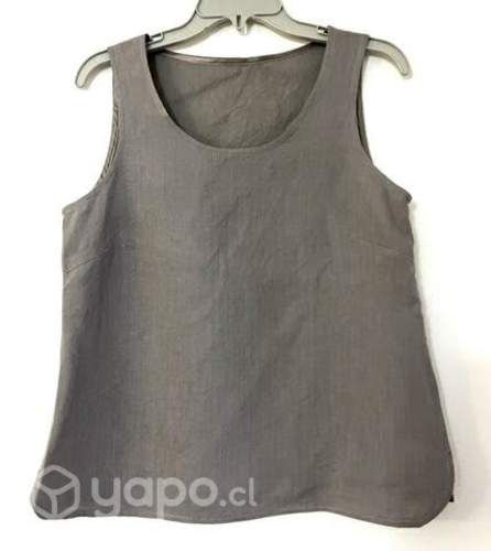 Polera 100% Lino Marca FBO Italy Talla XS