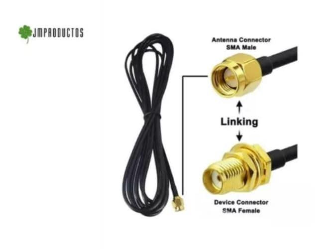 Antena Wifi 12dbi 3g 4g Aerea Sma Macho Rg174 2700