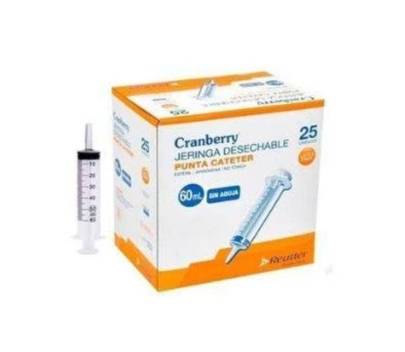Caja de Jeringa Desechable Punta Cateter 60 ml