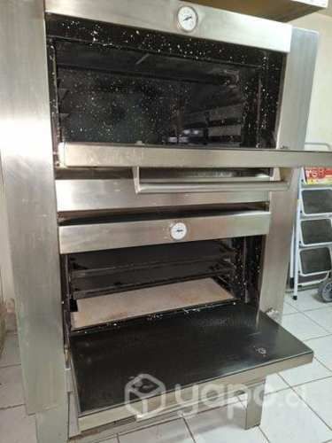 Horno industrial dos cámaras