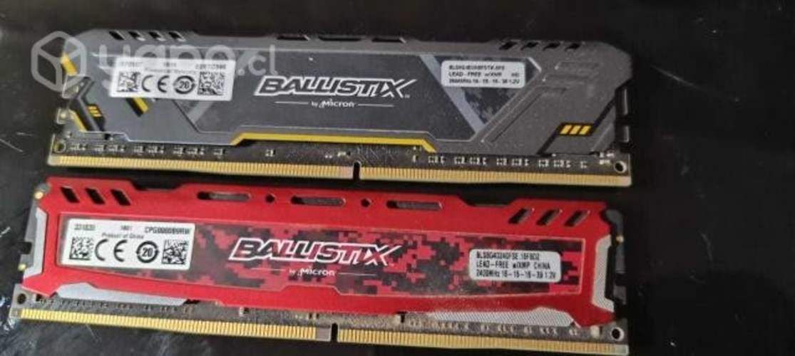 Pack 2 Ram 8Gb DDR4 Ballistix