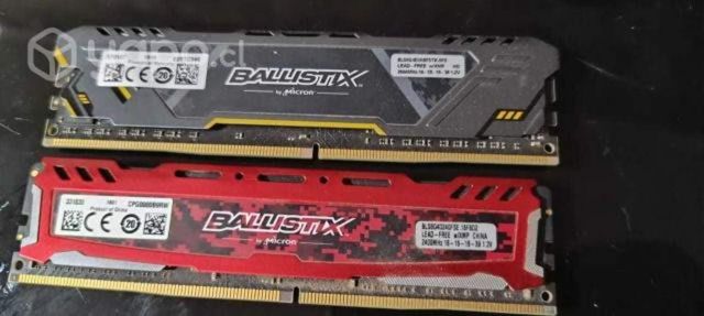 Pack 2 Ram 8Gb DDR4 Ballistix
