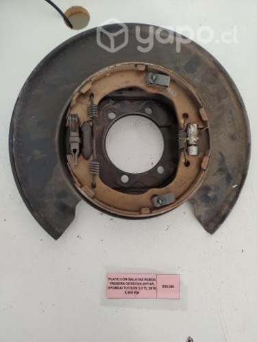 Plato con Balatas Rueda Tras der (HT141) Tucson 2