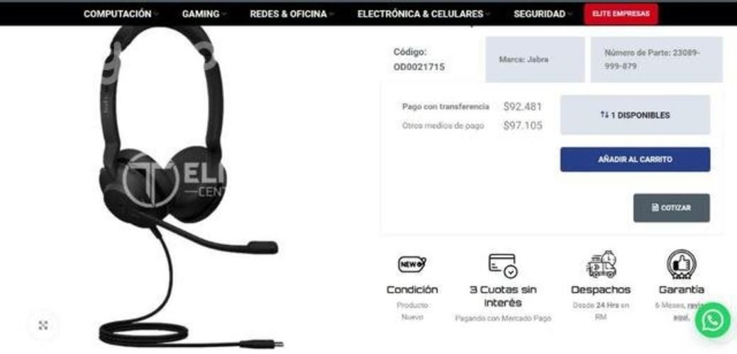 Audifonos con micrófono