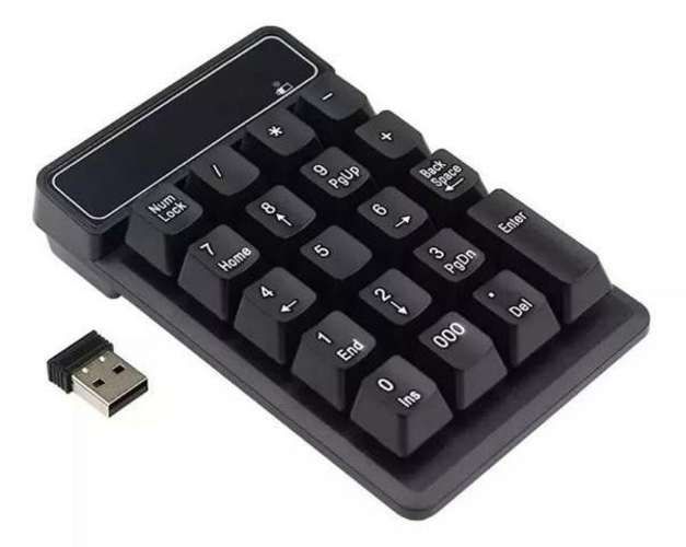 Mini Teclado de Numeros 19 teclas con Receptor Usb