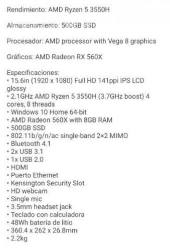 Notebook gamer asus fx505dy