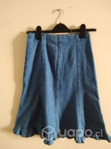 Falda de mezclilla