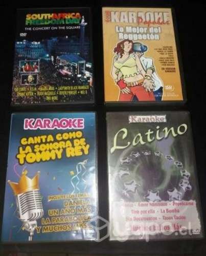 Videoclips, Karaokes y conciertos dvd
