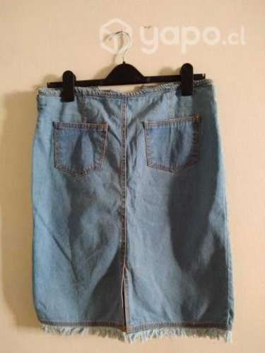 Falda de mezclilla