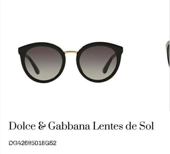 Lentes semi nuevos dolce gabbana