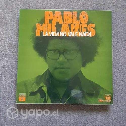 Vinilo Pablo Milanés La Vida No Vale Nada