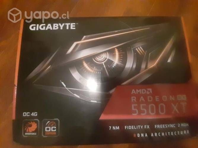 Rx 5500 xt (casi nueva, con caja, precio negociabl