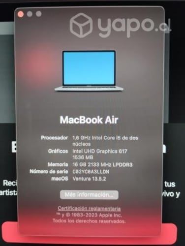 MacBook Air (Retina, 13 pulgadas)