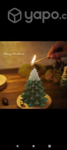 Pack de Velas de Navidad Arbol Aromaticas Grandes