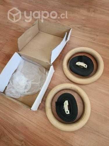 Anillas de madera gimnasia calistenia