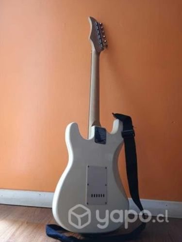 Guitarra Electrica GS-WHITE 10W + Amplificador 10W