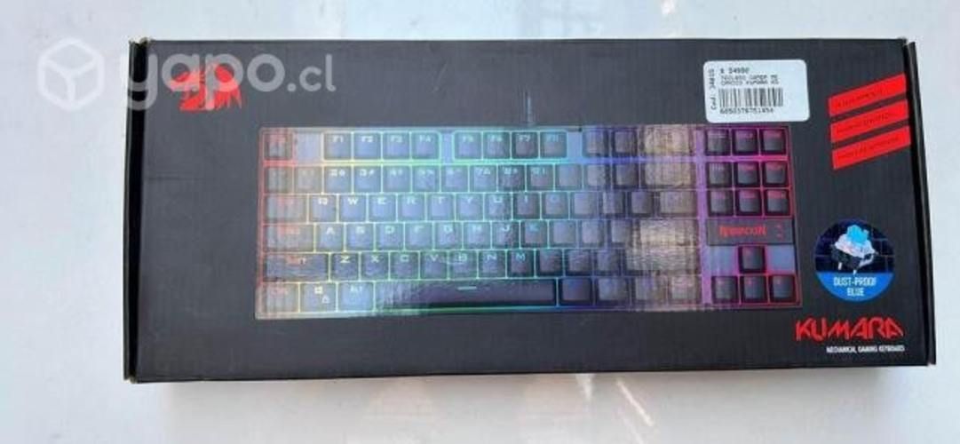 Teclado Gamer RGM Mecanico Redragon Kumara Sellado