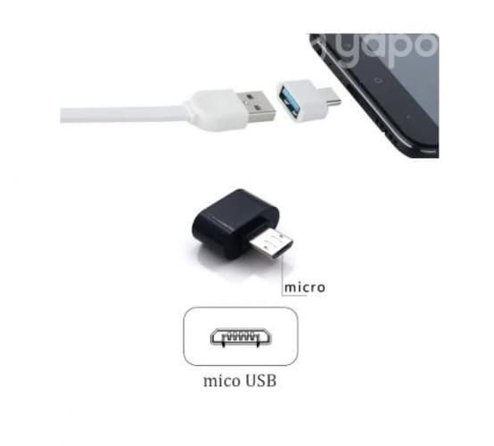 Adaptador Micro USB a USB 2.0 Convertidor V8 Macho