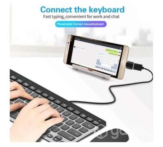 Adaptador Micro USB a USB 2.0 Convertidor V8 Macho