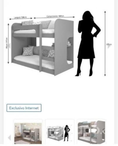 Camarote Gris Casi Nuevo